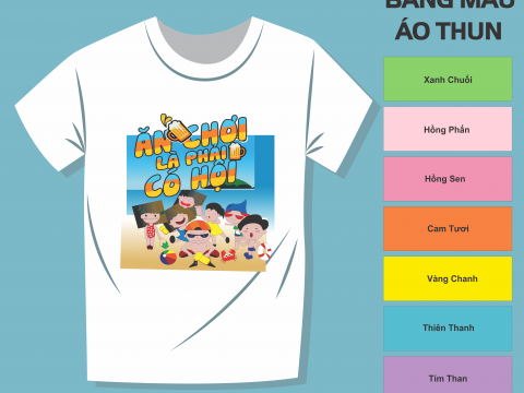 Mẫu áo đồng phục Team building, đi chơi chất hơn nước cất