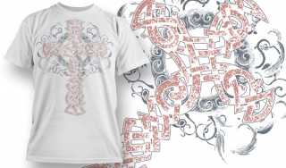 áo trắng in hình 3D do đồng phục Hello sản xuất