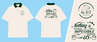 Mẫu áo lớp mới nhất phông rộng, tay lửng in theo yêu cầu