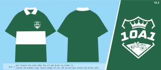 Mẫu áo lớp mới nhất phông rộng, tay lửng in theo yêu cầu